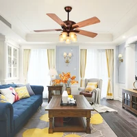 american country ceiling fan light dining room electric brown ceiling fan with lights bedroom quiet speed regulating fan lamp
