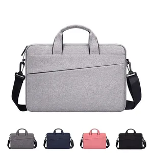 laptop sleeve bag case for macbook air pro retina 13 14 15 6 inch notebook laptop shoulder handbag cover for lenovo dell hp 15 free global shipping