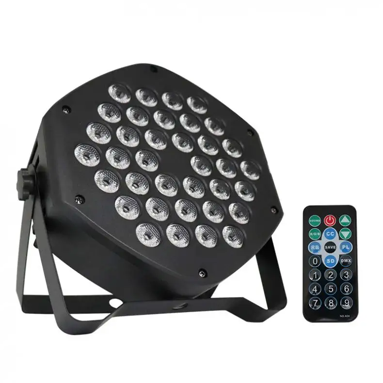 

25W 36 x UV LED Purple Color Light Dyeing Par Light with Voice Control / Self-propelled / DMX / Master-slave / Wireless RF