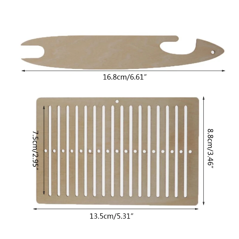 Набор ткацких жемчужин из дерева 1 набор многофункциональный Тканый гобелен для