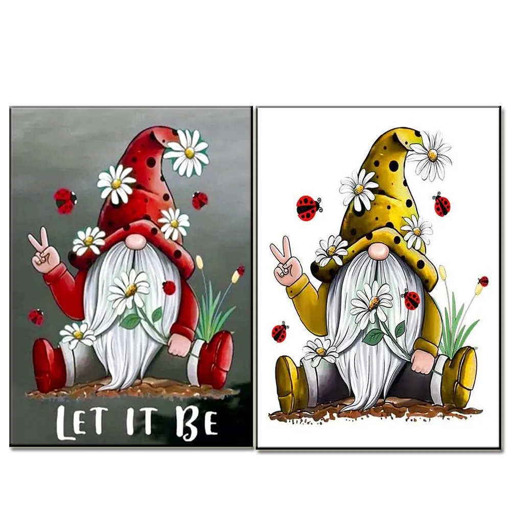 

LeCfun Daisy Flower Cartoon Gonmes Diamond Painting Kits 5D DIY Full Round Square Shiny Beads Cross Stitch Home Decor Gift