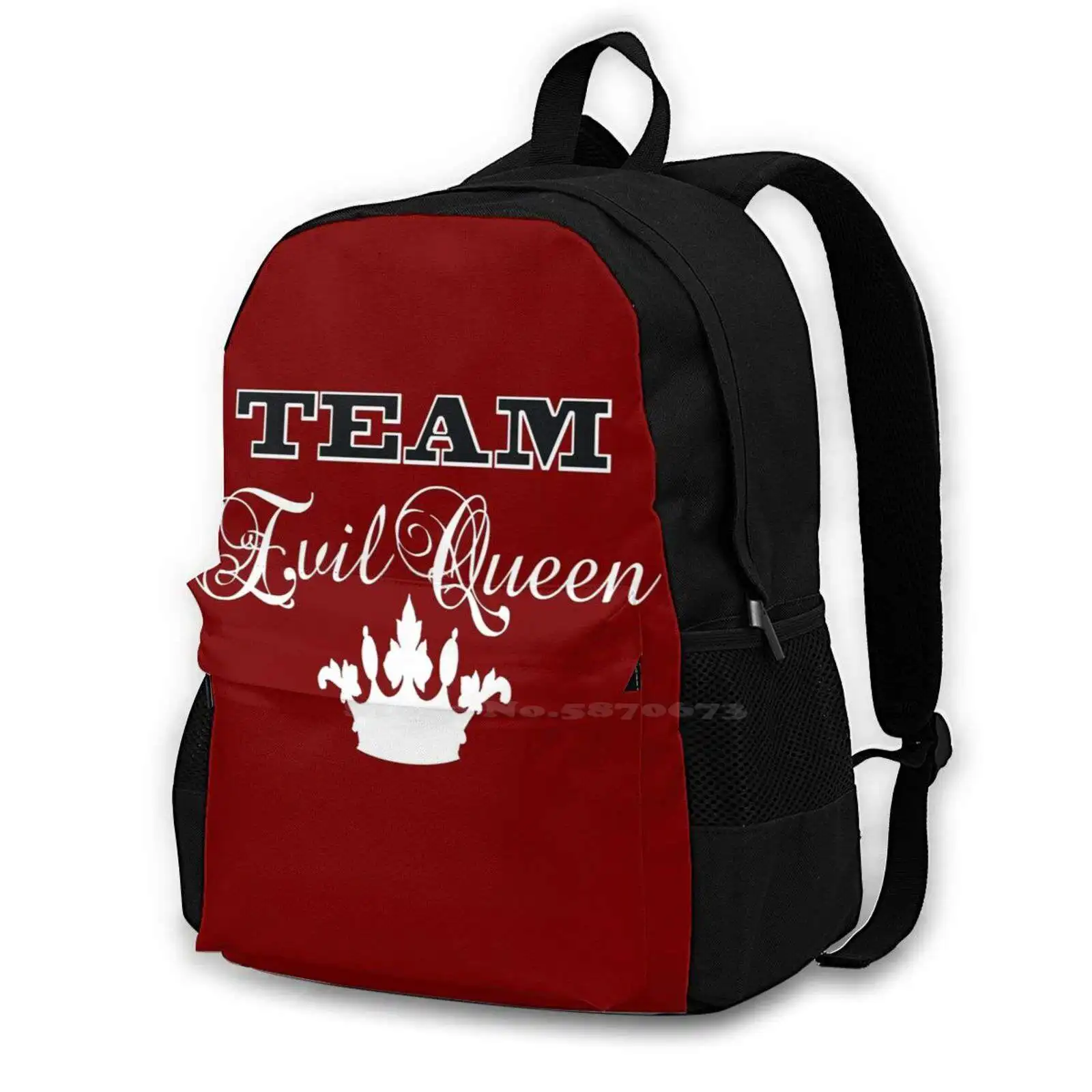 Team Evil Queen Лидер продаж Школьный рюкзак Модные сумки Once Upon A Time Oncers Ouat Outlaw Abc Lana Parilla