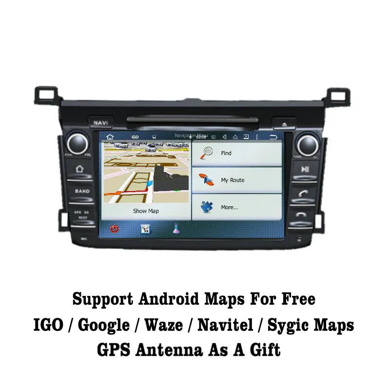 Liislee Android 7 1 2G RAM для Toyota RAV4 2013 ~ 2016 автомобильный Радио Аудио Видео Мультимедиа DVD