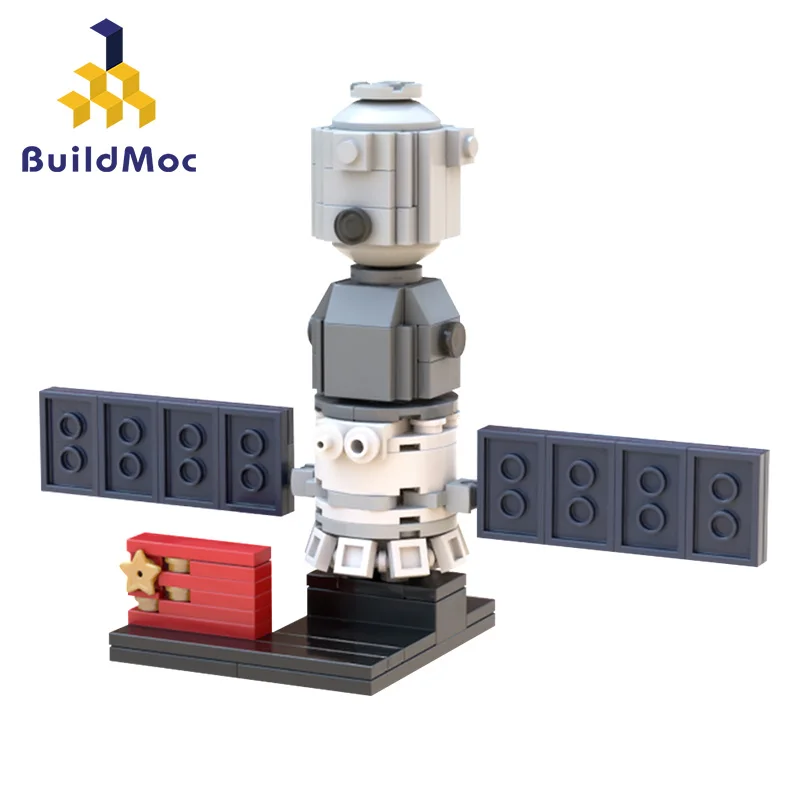 Набор строительных блоков MOC знаменитая ракета космическая спутник станция