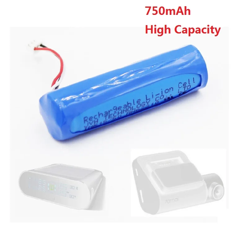 

750mAh Battery for 70M Smart Recorder Pro Li Polymer Rechargeable Pack Replacement 3.7V High Capacity HMC1450 14*50
