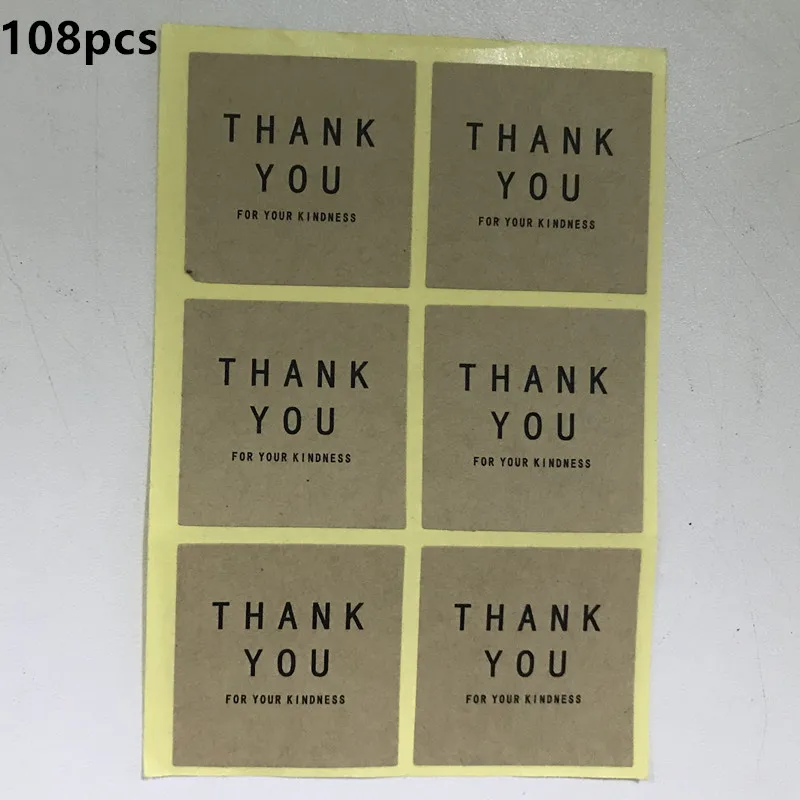 kraft square 108pcs 100 шт/108 шт прозрачный пластиковый пакет Dragee конфеты Подарочный мешок для печенья матовый OPP Свадьба День Рождения Вечеринка упаковочный мешочек кисет коробка - Цвет: kraft square 108pcs