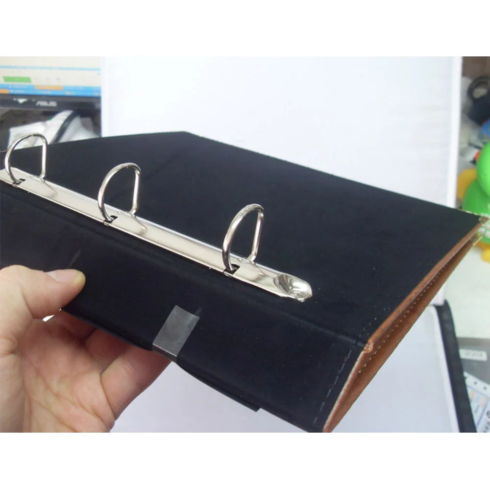 

Currency Coin Collection Binder Album Holder Case Paper Money Storage 3 Holes PU Coin Collector Book Empty Shell