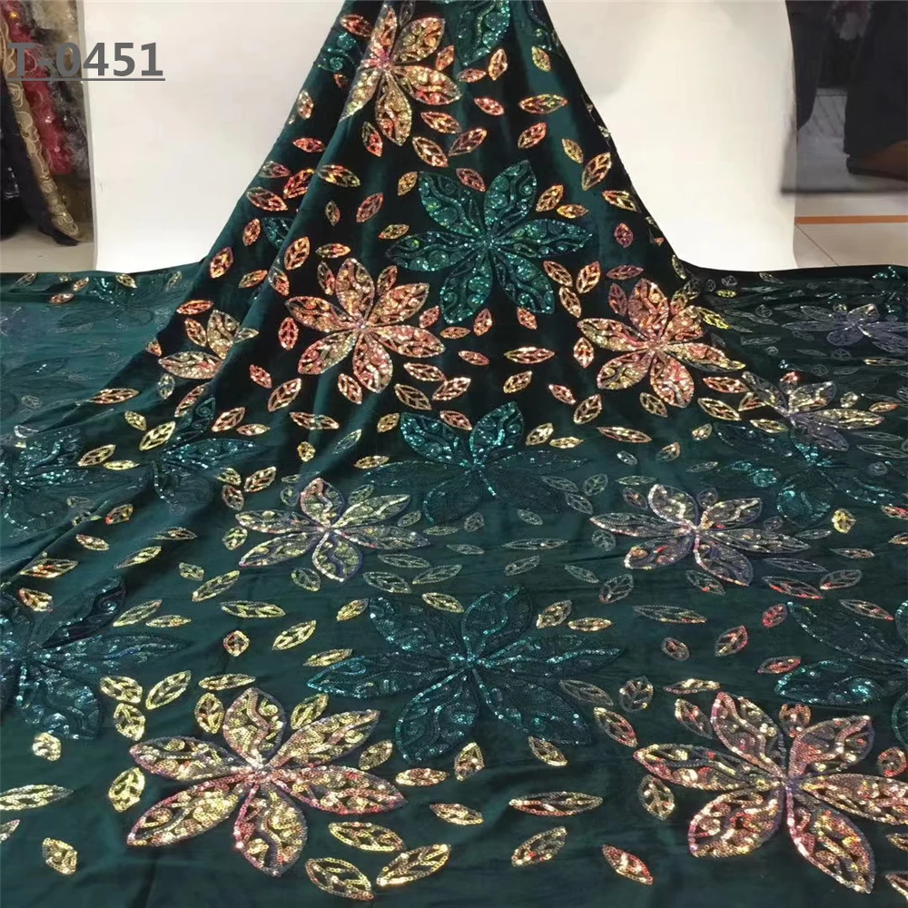 Оптовая цена высокое качество блестки кружевная ткань вышивка тюль отделка
