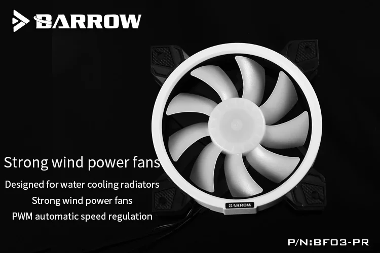Barrow BF03 PR LRC2.0 (5 В 6 контактов) осветительные PWM вентиляторы кулеры с водяным