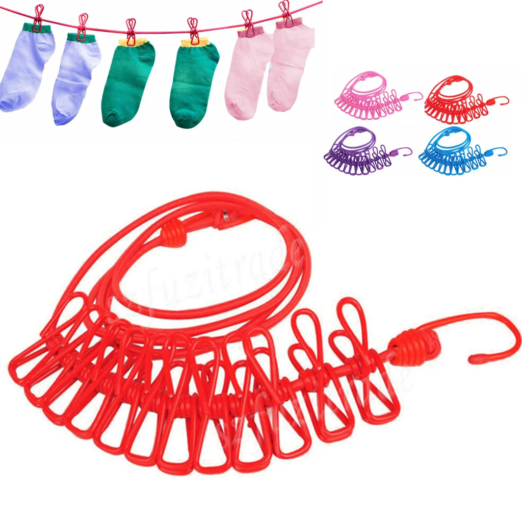185 см эластичная бельевая верёвка Портативный многофункциональная Прачечная