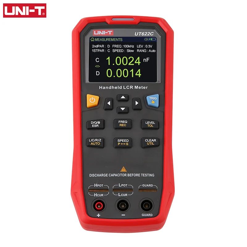 uni t ut622a ut622c ut622e digital capacimeter lcr meter capacitor electronic components tester multimeter free global shipping