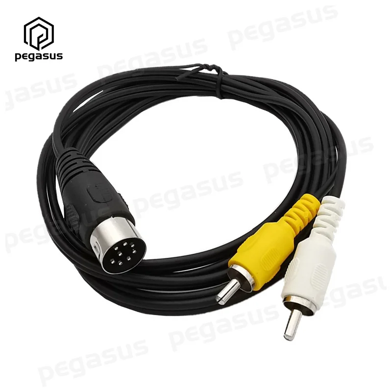 Кабель-адаптер с 8 разъемами на 2-RCA Лотос Папа-папа для музыкального инструмента