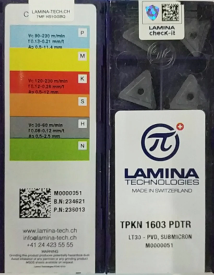 TPKR1603PDTR TPKN1603PDTR TPKR2204PDTR TPKN2204PDTR LT30 100% оригинальная карбидная вставка для