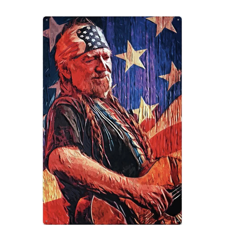 Классический жестяной постер известной музыки рок-группы певицы винтажный знак