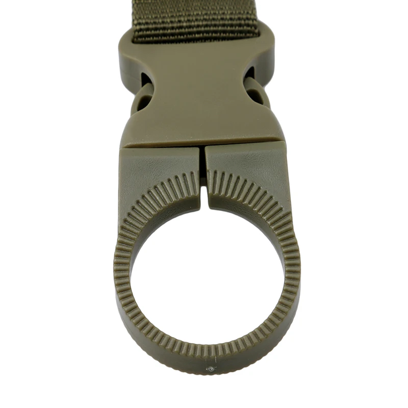 

Outdoor Tactical Nylon Webbing Buckle Hook Water Bottle Holder Clip EDC Climb Carabiner Belt Backpack Hanger Outdoor Multi Tool