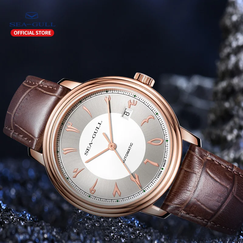 Seagull автоматические часы мужские механические 2019 Брендовые Часы 40 мм