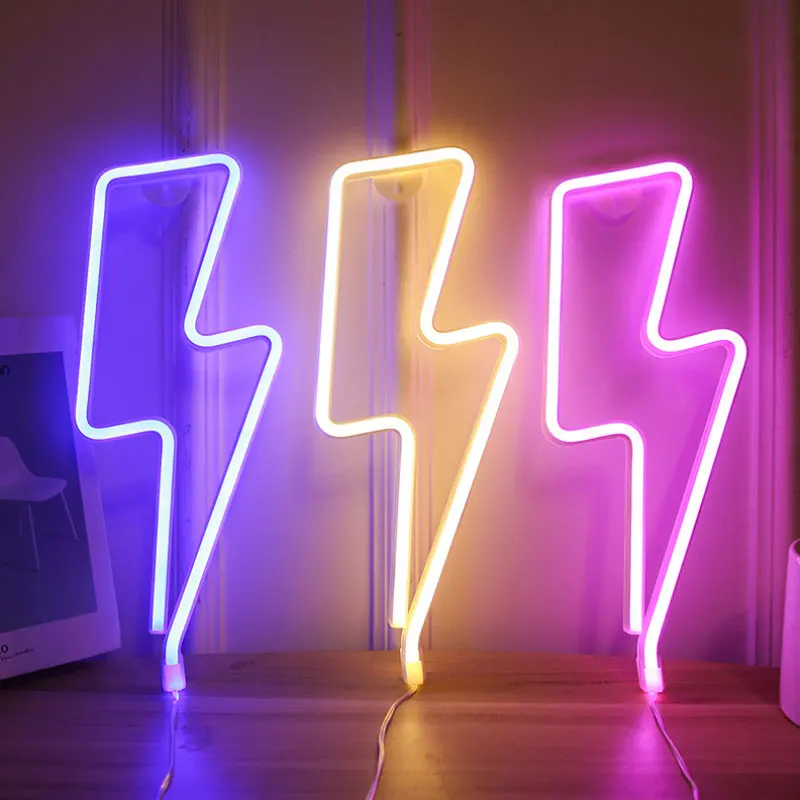 

Colorful Neon Light LED Lightning Neon Sign USB Home Neon Letters Lights for Room Party Wedding Decoration Xmas Gift Neon Lamp