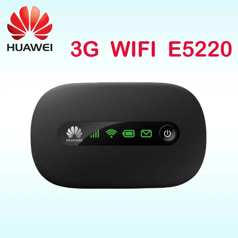 Unlocked Huawei router E5220 3g wifi wireless Router 3g dongle wifi modem HSPA+ HSPA UMTS 2100Mhz
