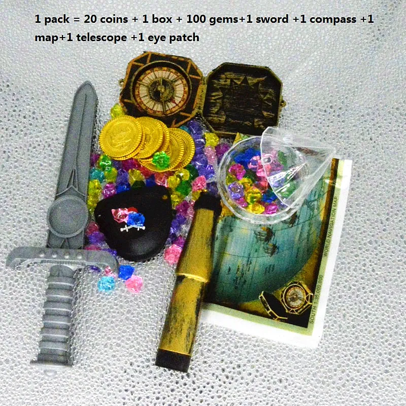 Детские и взрослые патчи для глаз Пиратские головные уборы искусственное оружие