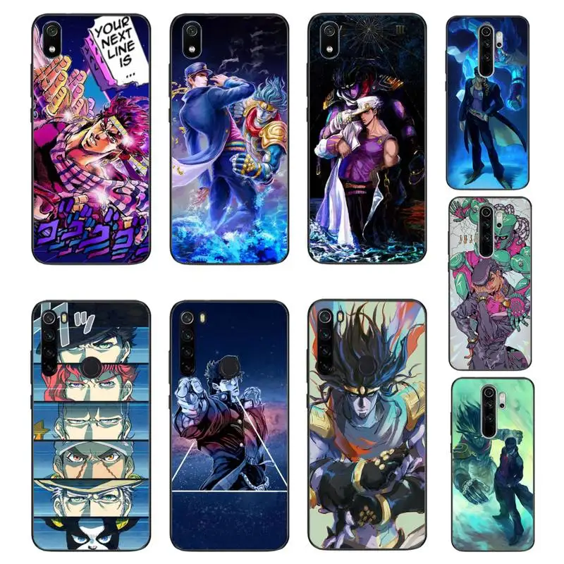 

YNDFCNB JoJo's Bizarre Adventure Soft Phone Case Capa For Xiaomi Redmi Note8T 7 9 Pro 5A Redmi4X 5A 6A 6 7 8 5Plus