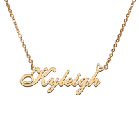 god with love heart personalized character necklace with name kyleigh for best friend jewelry gift