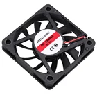 2 шт., 12 В, 60 мм, 6010, постоянный ток, 60x60x10 мм, 6 шт.