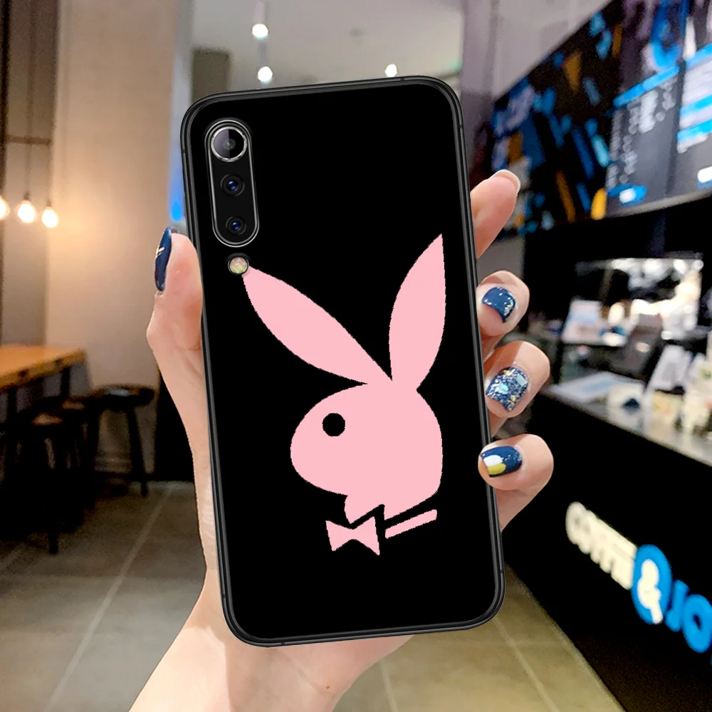 

Motirunner Playboy Brand Phone Case For Xiaomi Mi Note 10 A3 9 MAX 3 A2 8 9 Lite Pro Ultra black Prime Tpu Cover Pretty Shell