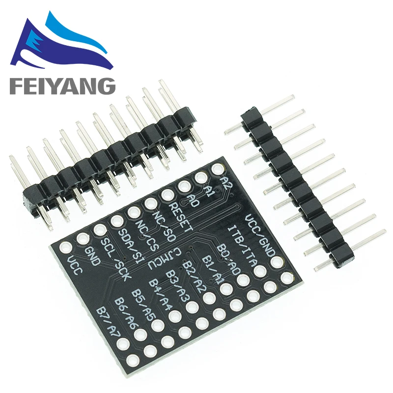 10 шт. модуль последовательного интерфейса MCP23017 IIC I2C SPI MCP23S17 двунаправленные 16