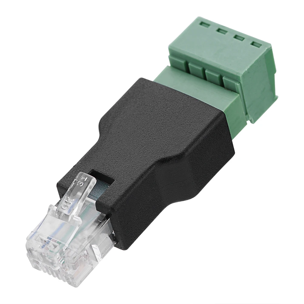 SOONHUA конвертер адаптер соединитель Ethernet конвертеры RJ11 6P4C папа к 4 контактный
