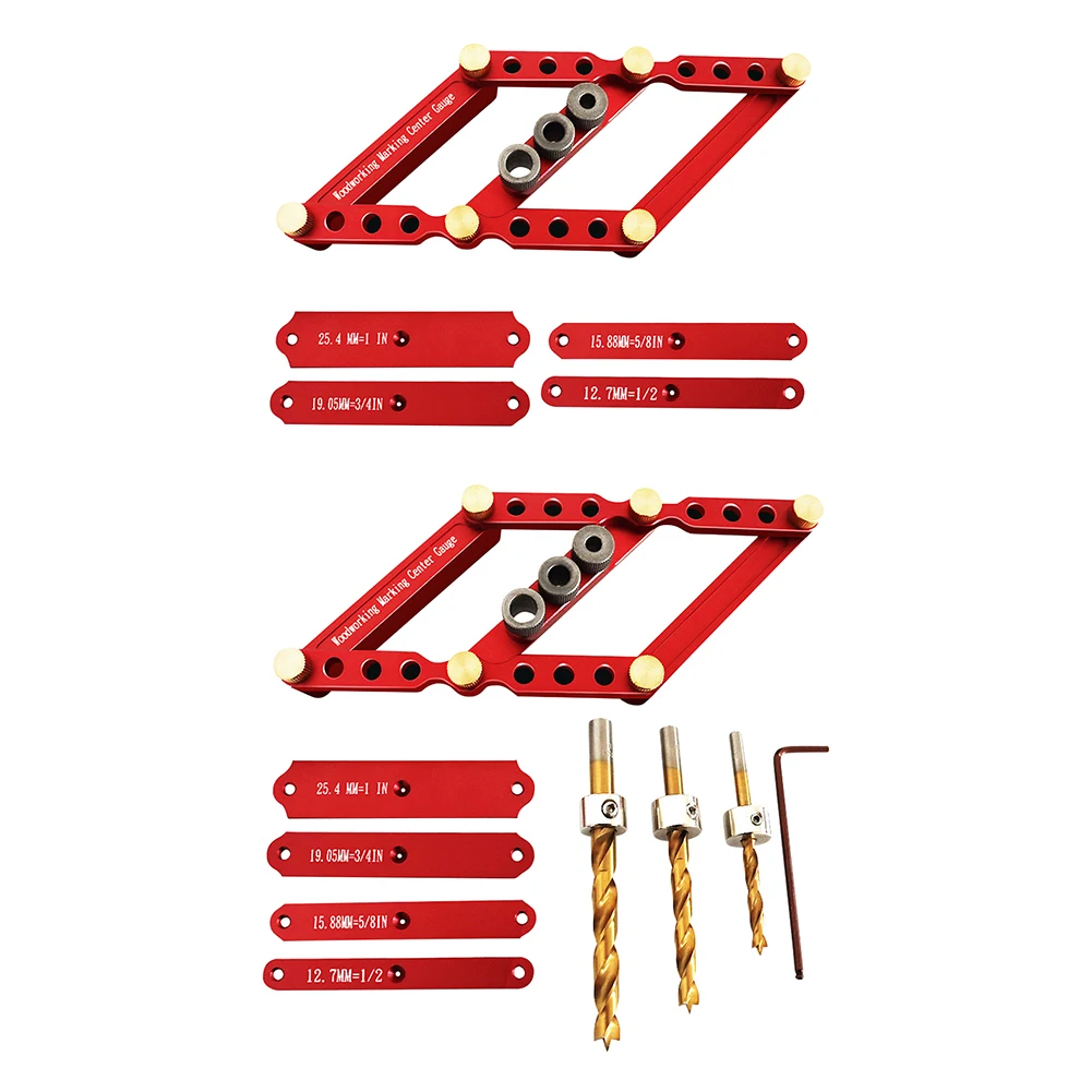 

2 в 1 маркер для рисования по леске, набор карманных зажимов для сверления отверстий, деревообрабатывающий локатор, направляющая для сверлен...