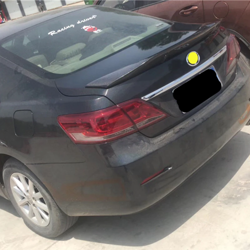 Используется для Toyota Camry спойлер 2006-2011 лет реальное глянцевое углеродное волокно