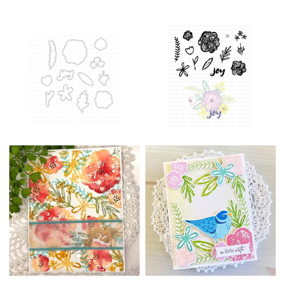 

Blooming Flower Cover Metal Cutting Dies Stamps Scrapbook Diary Decoration Stencil Embossing Template DIY Greeting Card Handmade