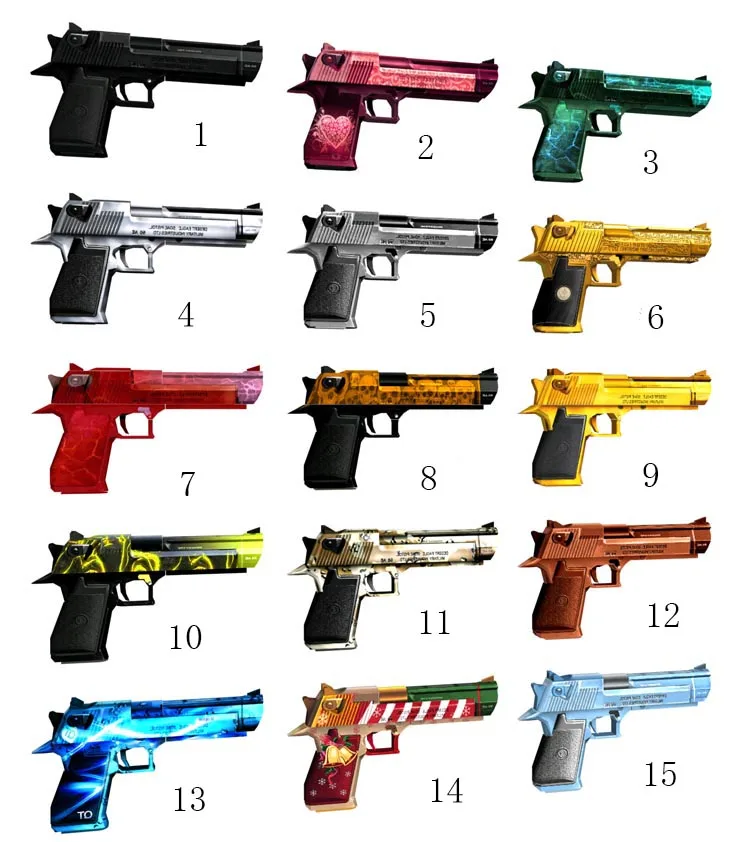 Бумажная модель оружия Desert Eagle оружие огнестрельное 3D игрушки ручной