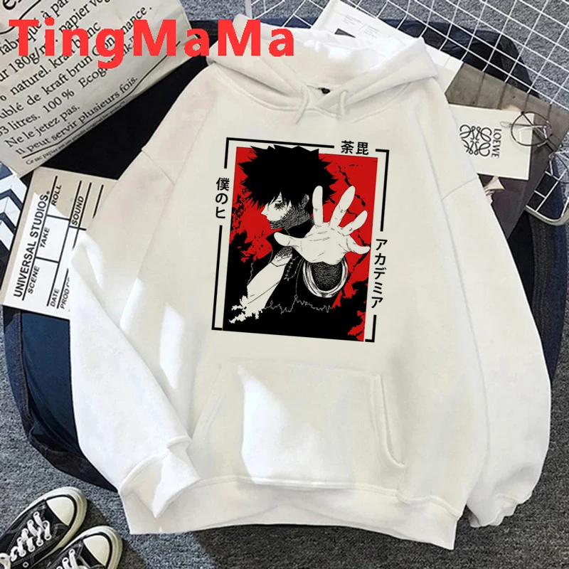 

My Hero Academia Shoto Todoroki Himiko Toga hoodies men Ulzzang graphic male clothing hip hop