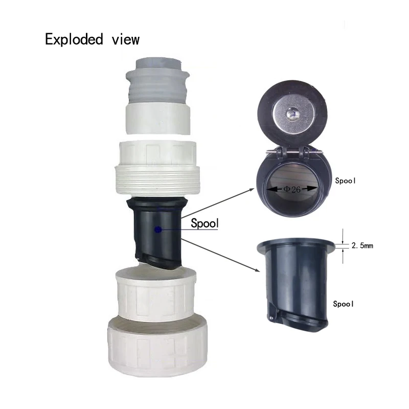 Обратный клапан канализации для кухонной устройство анти обратного потока