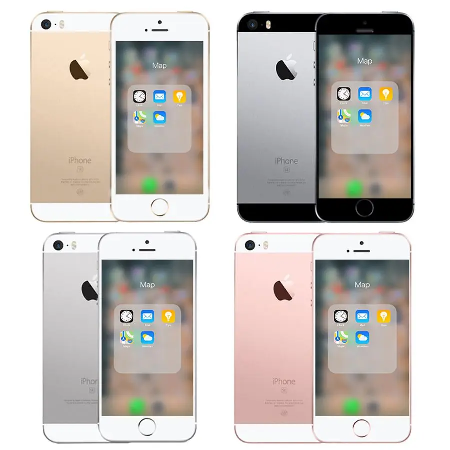 Разблокированный смартфон Apple iPhone SE 12 МП 4 дюйма сканер отпечатков пальцев