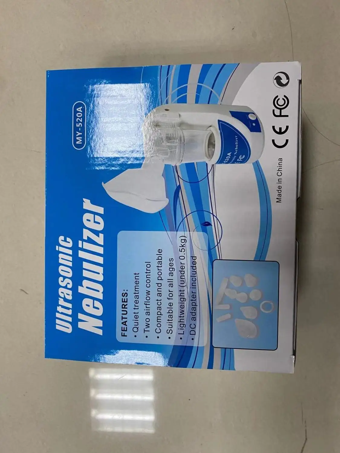 

BMC Ultrasonic Portable Atomizer Mini Nebulizer NB1 Health Care Children Care Handheld Airway Inhale Humidifier Nebulizer