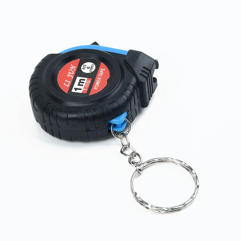 1 X Выдвижная Линейка Рулетка для измерения брелок мини карманный размер