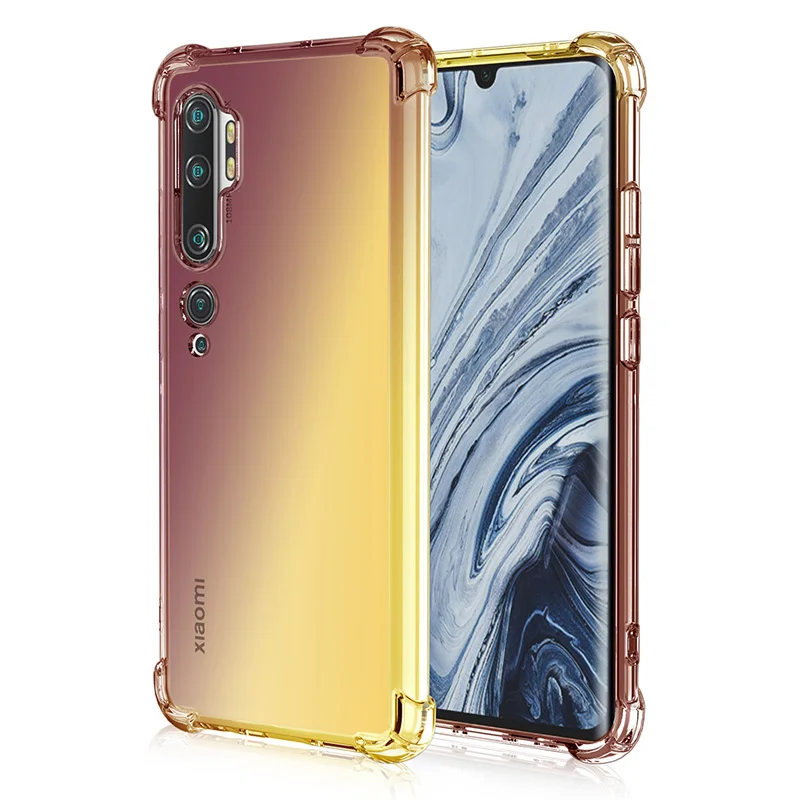 Цветной мягкий чехол с градиентом для Xiao mi Red mi Note 8T Note 8 Pro, противоударный чехол для mi Note 10 mi 9 Lite mi A3 CC9e Red mi 8 8A