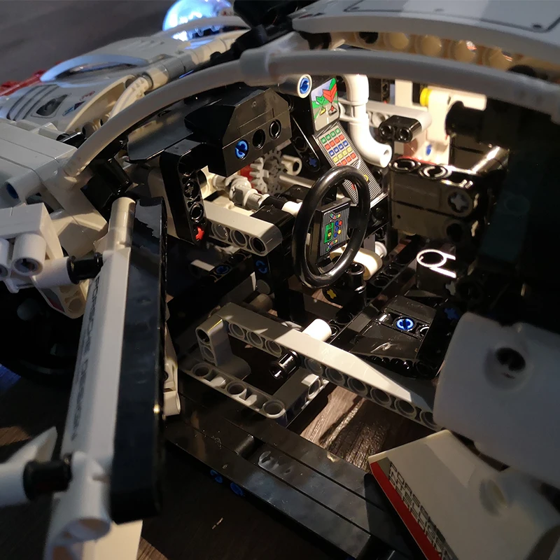 DHL 20097 Technic Car Series 42096 Белый Супер Скоростной автомобильный набор Строительные блоки Набор для сборки кирпичей игрушки детские рождественские подарки