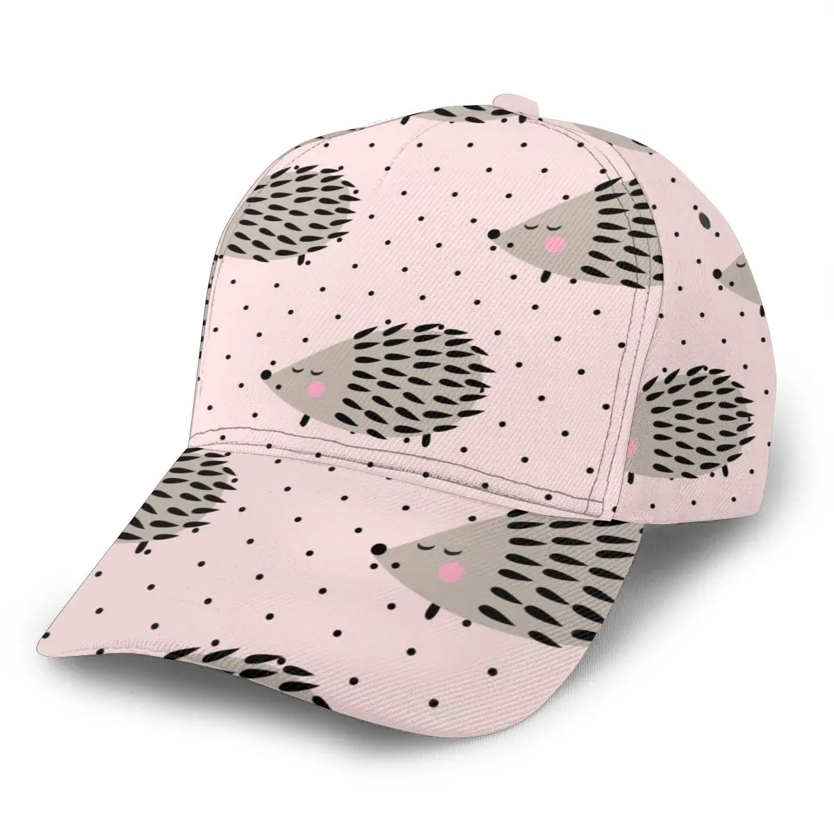 

2020 New Baseball Cap Fishing Caps Men Outdoor Hunting Hat Hiking Hat Hedgehog Pattern Pink