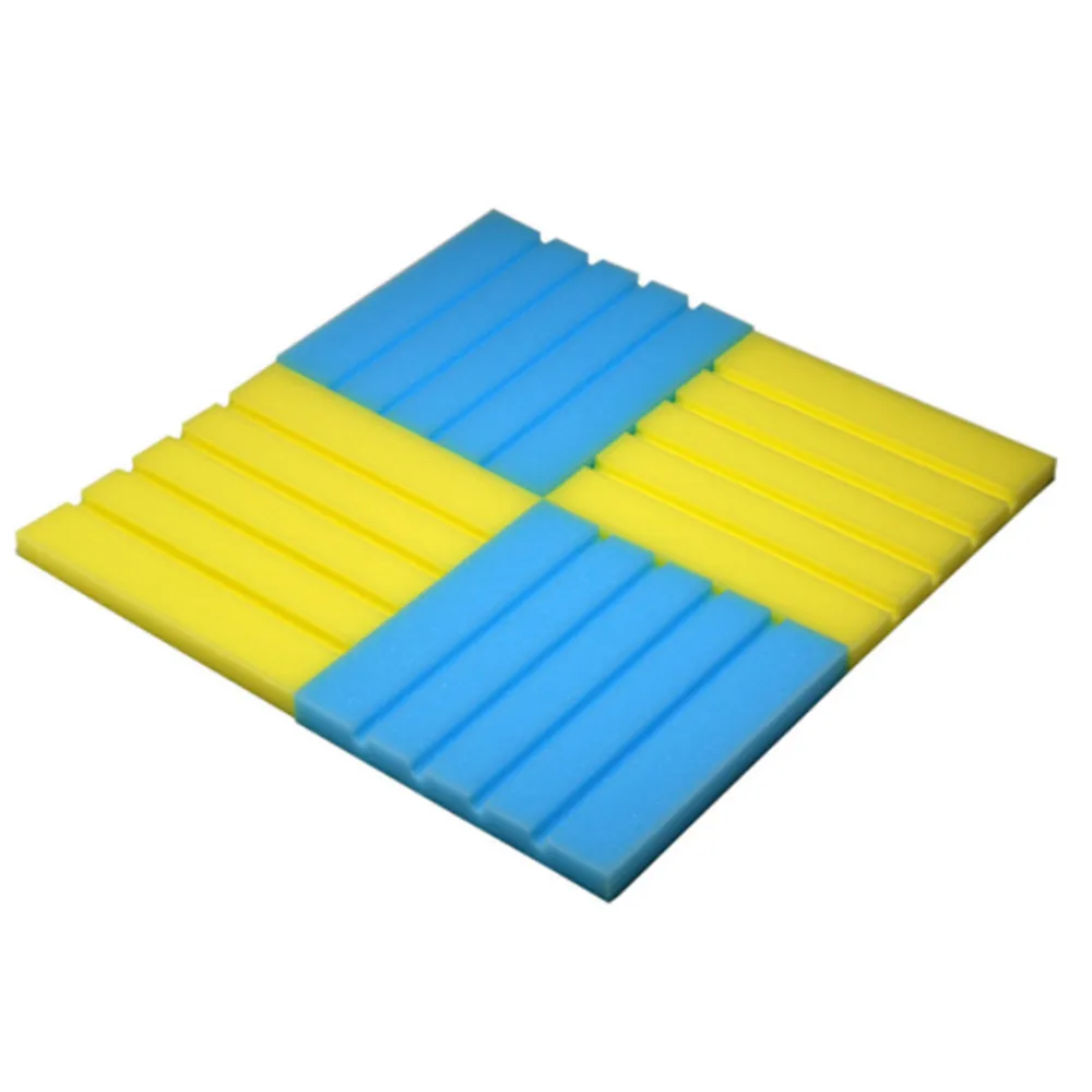 

10 Pcs Strip Sound-absorbing Cotton Acoustic Foam Panels Studio Wedge Tiles Wedges Soundproof Insulation 7 Color Optional