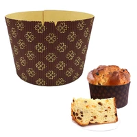 25 pcs panettone cake molds paper for bakery form for cake cups about cupcake baking molds wrapper and baking cup