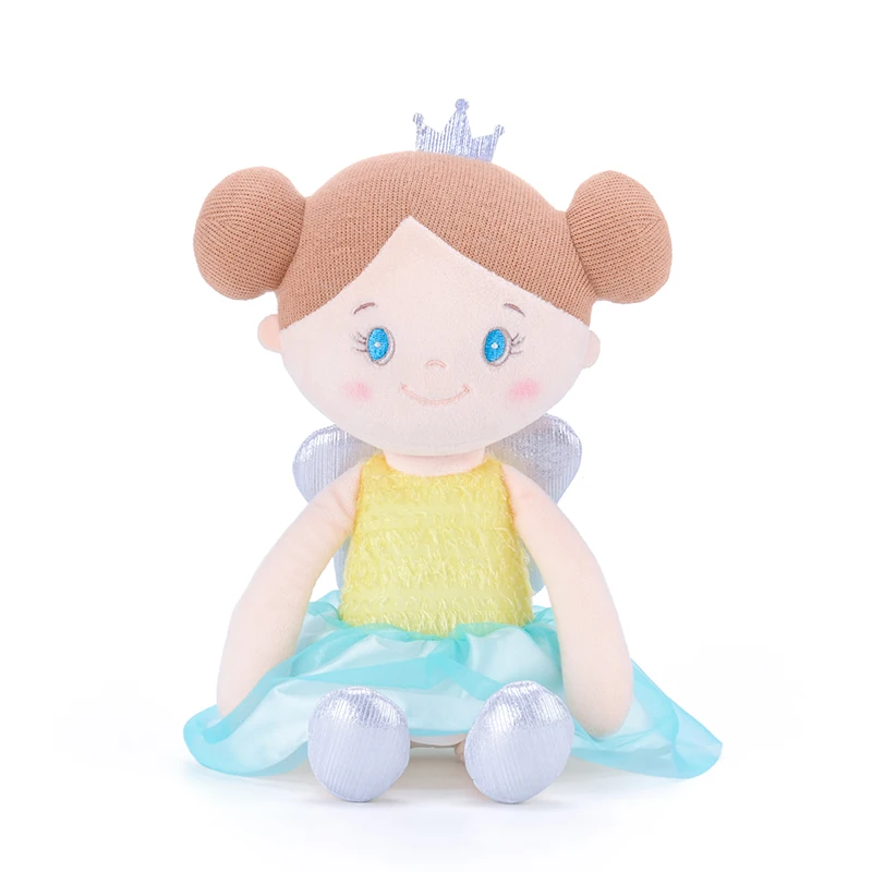 Gloveleya плюшевые игрушки ангел девочка Желтые рождественские подарки куклы на день