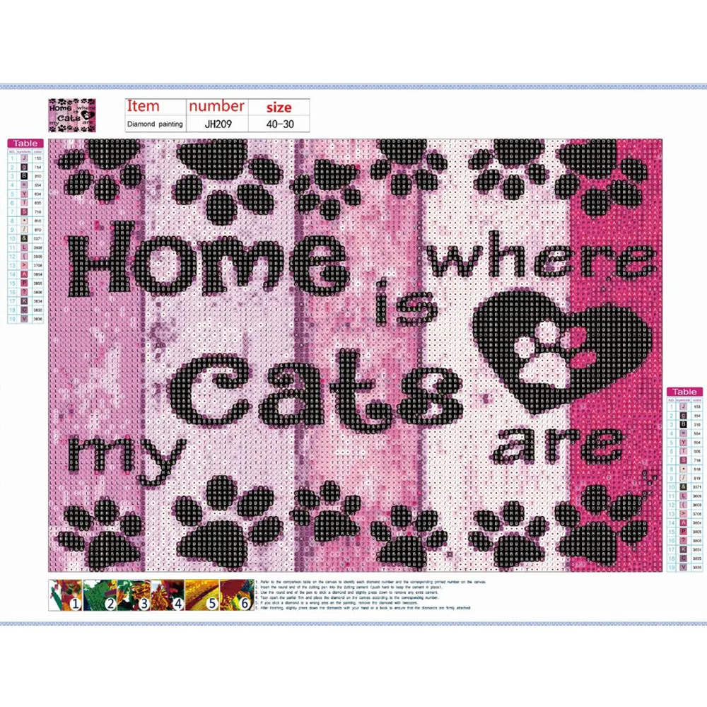 5D алмазная живопись сделай сам домашний сладкий текст полная вышивка круглая