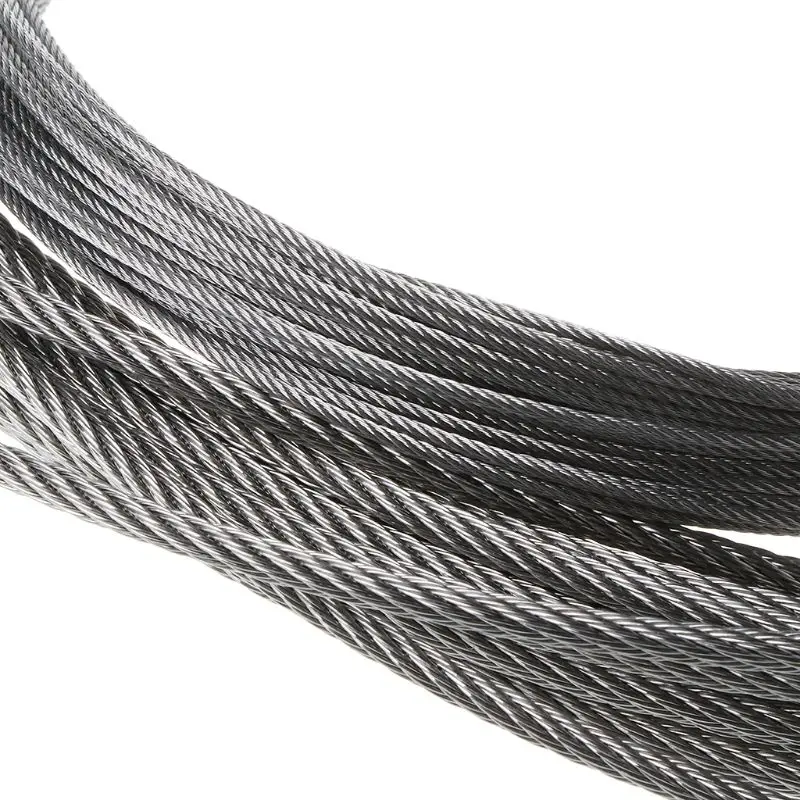 

New 10m 304 Stainless Steel Wire Rope Soft Fishing Lifting Cable 77 Clothesline HX6C