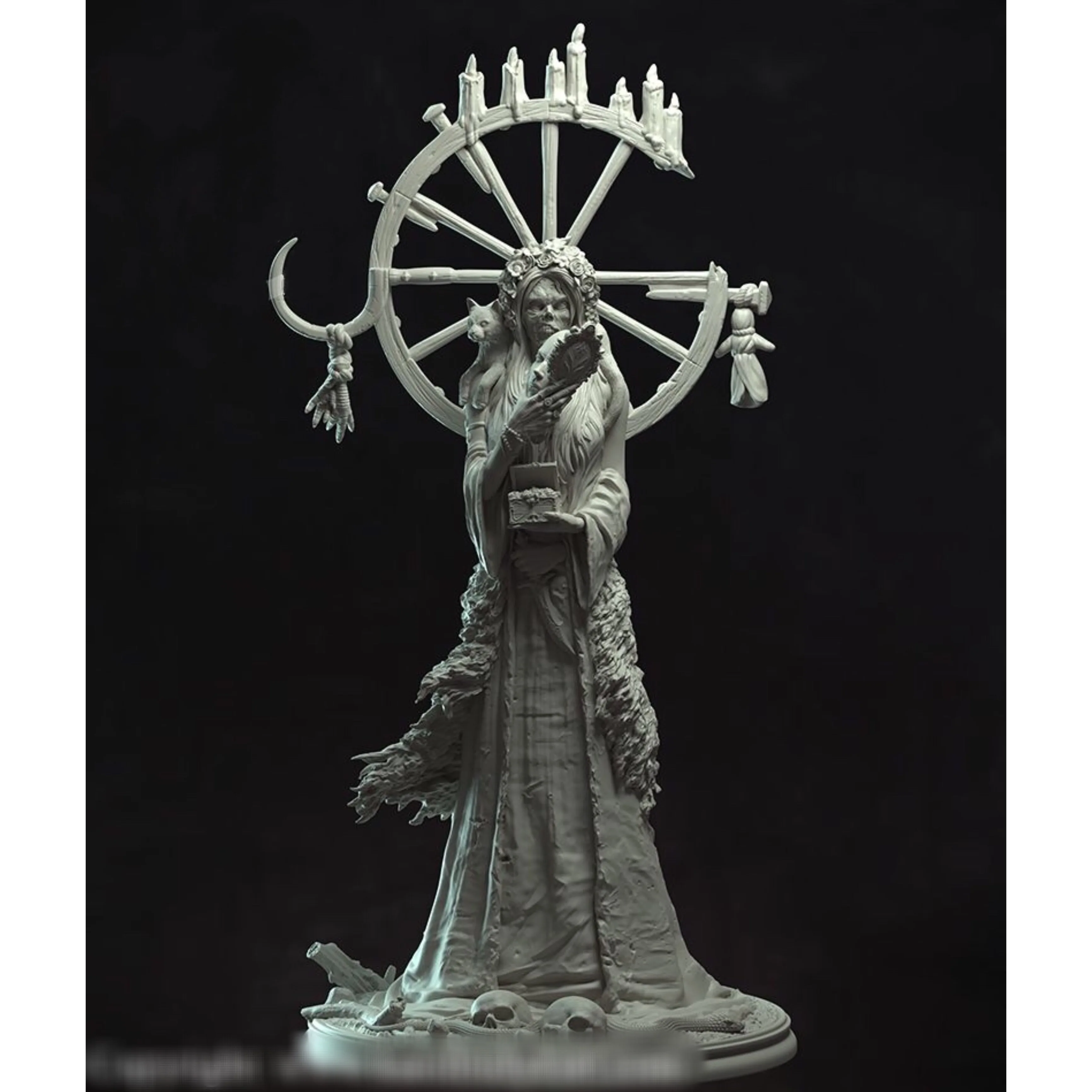 

32mm Resin Model Figure GK，Unassembled and unpainted kit