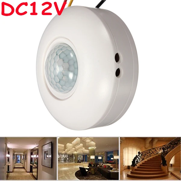 1 шт. потолочный светильник с датчиком движения 12 в пост. Тока | Обустройство дома