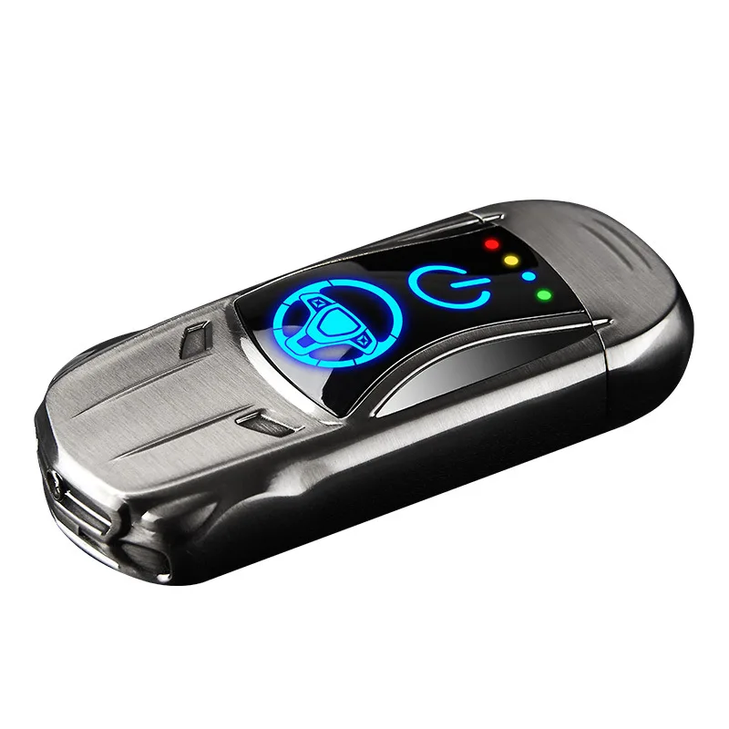 

Lighter usb arc creative cool sports car double arc lighter high-end USB charging cigarette lighter for men electric lighter
