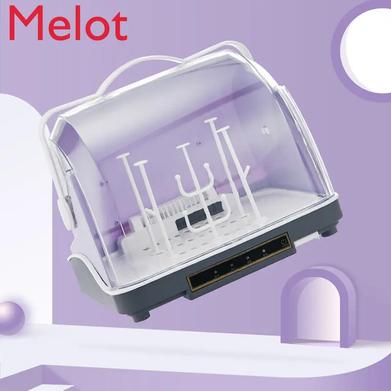 

Feeding Bottle Sterilizer with Drying Three-in-One UV Sterilization Baby Storage Box Baby Milk Warmer Multifunctional Quality